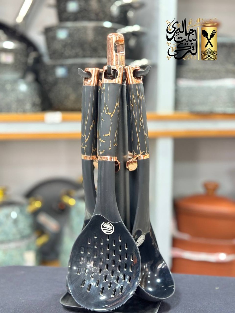 طقم توزيع سيليكون ماربل الباشا