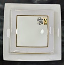 طقم سفرة 62 قطعة مربع DEEB