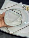طقم سفرة 62 قطعة مربع DEEB