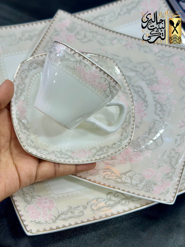 طقم سفرة 62 قطعة مربع DEEB