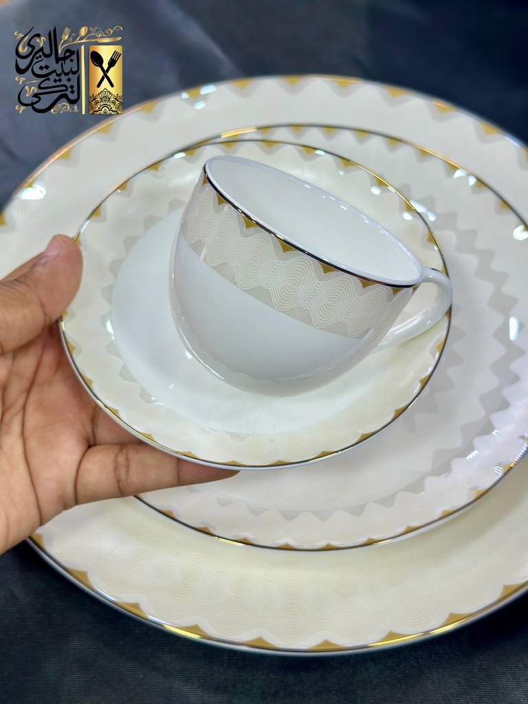 طقم سفرة 62 قطعة مدور DEEB