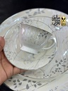   طقم سفرة مدور سادة 60 قطعة s.l