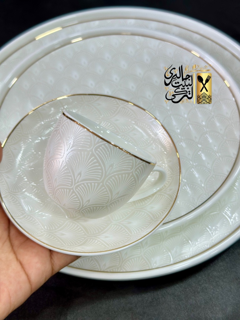 طقم سفرة دوربينا 60 قطعة فيريا فاين بون شاينا ميكس* ماتش