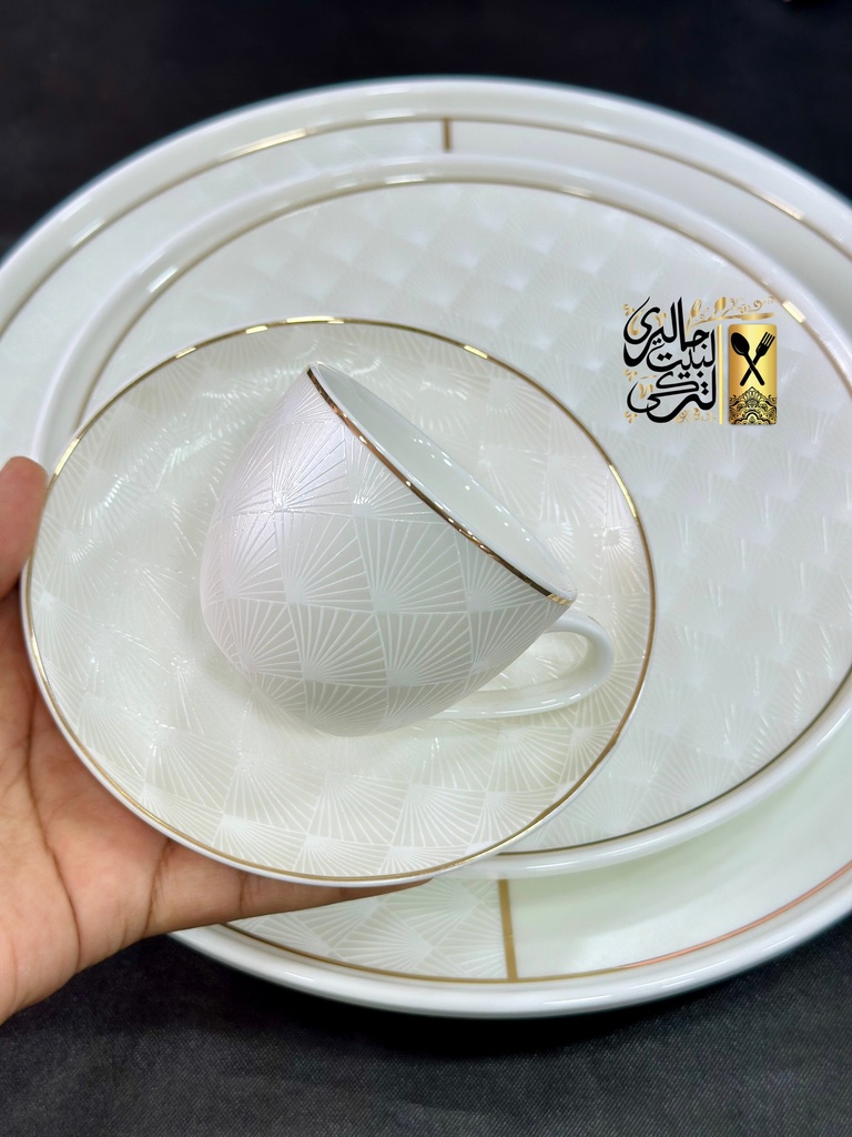 طقم سفرة دوربينا 60 قطعة فيريا فاين بون شاينا ميكس * ماتش 