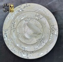   طقم سفرة مدور سادة 60 قطعة s.l