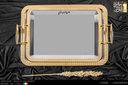طقم صوانى ايطالى 2 قطعة VENICE GOLD ELEGANT