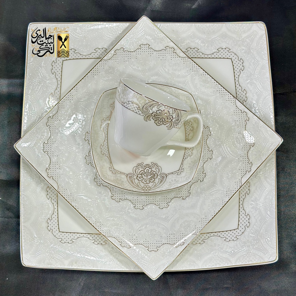 طقم سفرة 62 قطعة مربع DEEB