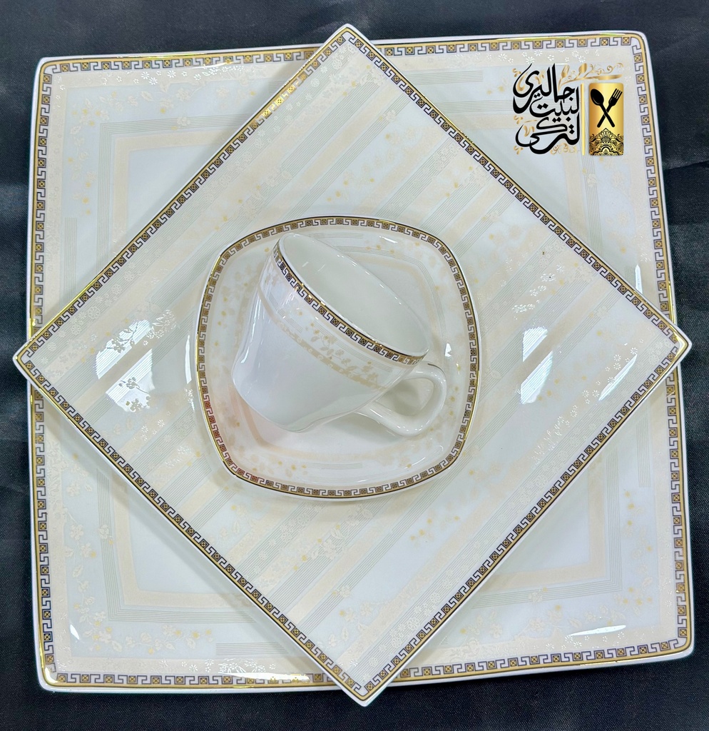 طقم سفرة 62 قطعة مربع DEEB