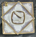 طقم سفرة 62 قطعة مربع DEEB