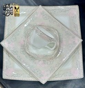 طقم سفرة 62 قطعة مربع DEEB