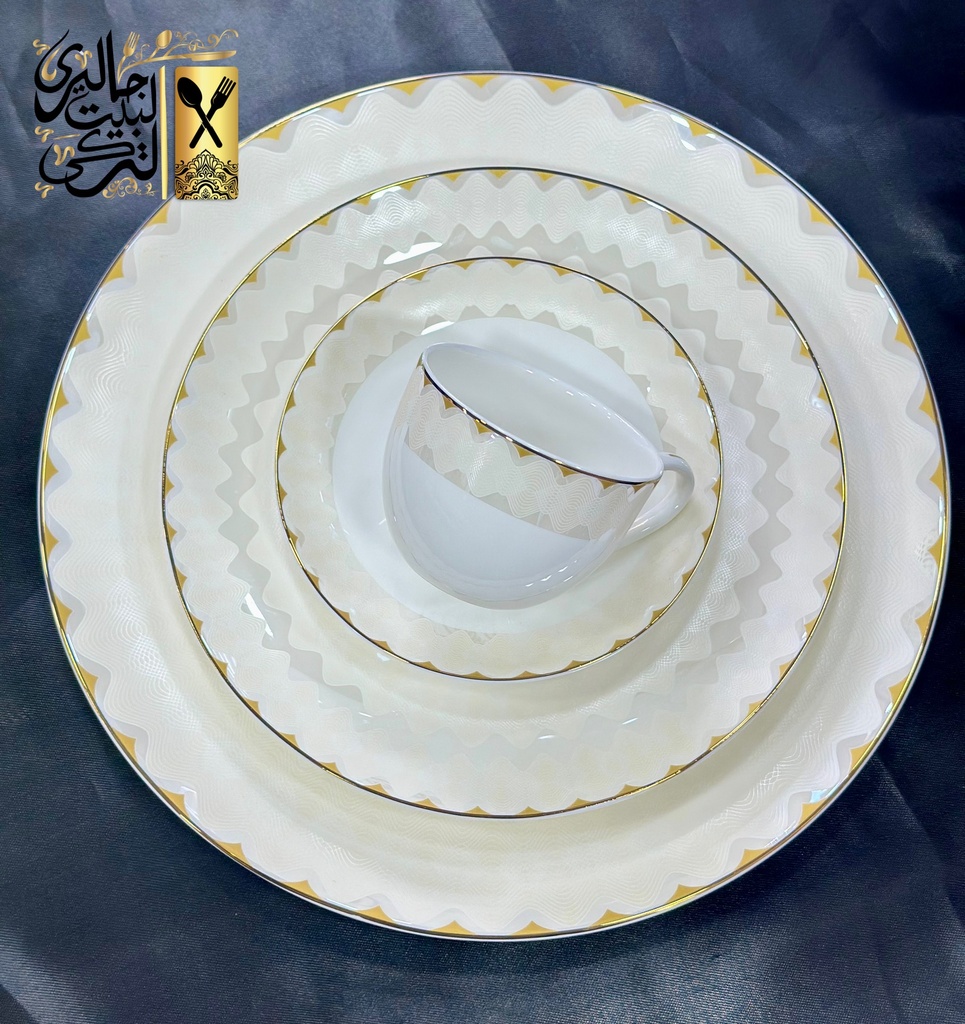 طقم سفرة 62 قطعة مدور DEEB