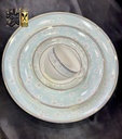 طقم سفرة 62 قطعة مدور DEEB
