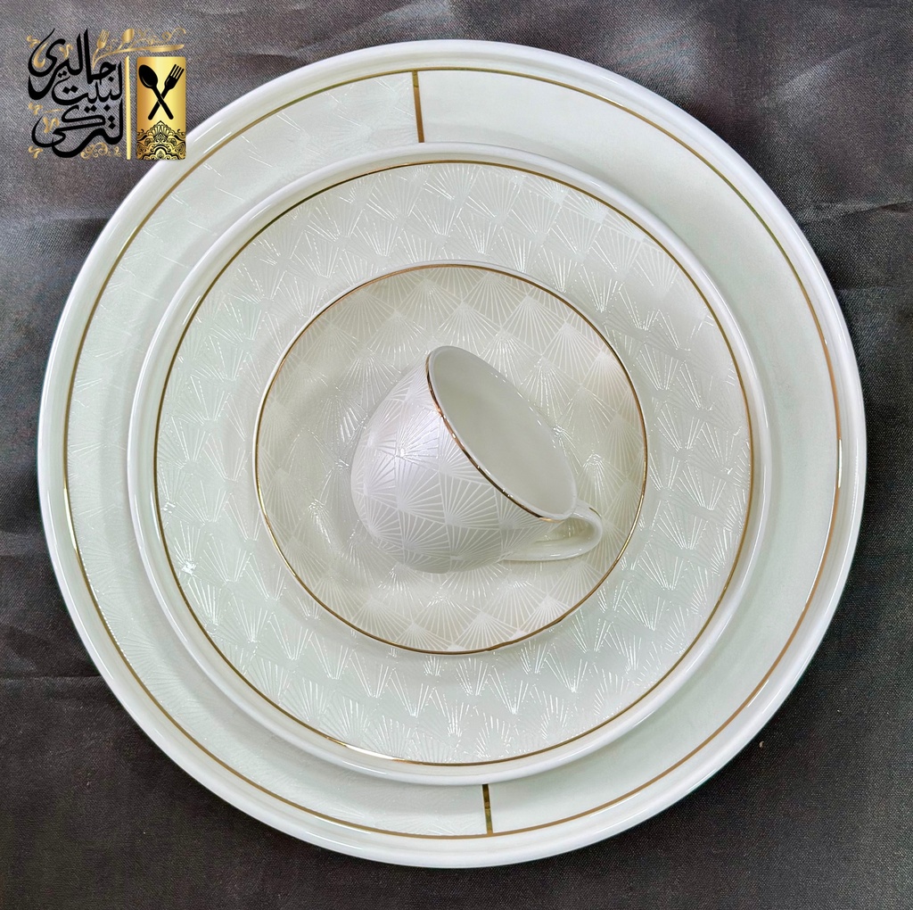 طقم سفرة دوربينا 60 قطعة فيريا فاين بون شاينا ميكس * ماتش 