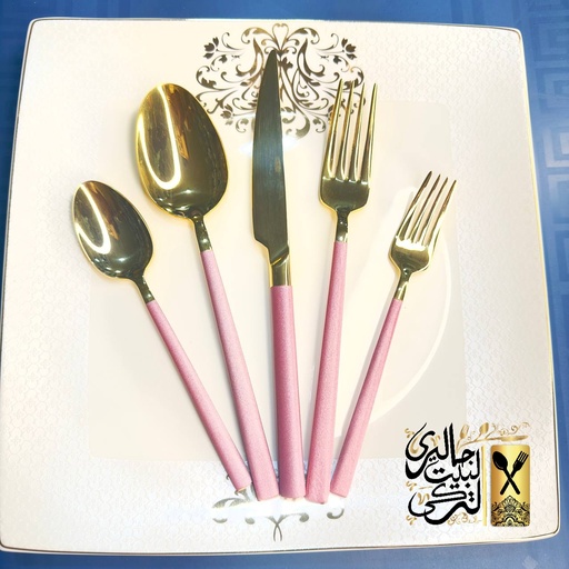 [84006504] طقم معالق 89 قطعه نهير التركي DALYAN TITANYUM GOLD
