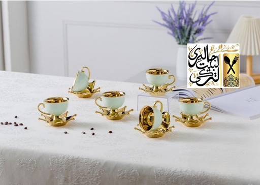 [59001367] طقم قهوه بورسلين كوين 12 قطعه 